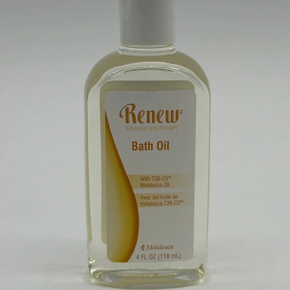 Melaleuca Renew Intensive Skin Therapy Bath‎ Oil 4oz w/ Melaleuca Tea Tree Oil